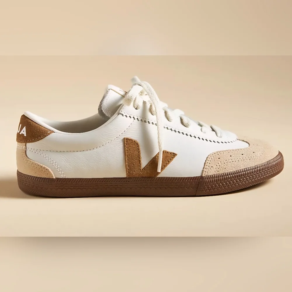 Veja Volley O.T. Sneakers, Size 5.5 US, Color: Leather White Tent Bark, $155.00 - Picture 3 of 16